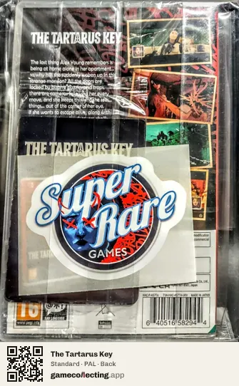 The Tartarus Key Nintendo Switch, PAL box back