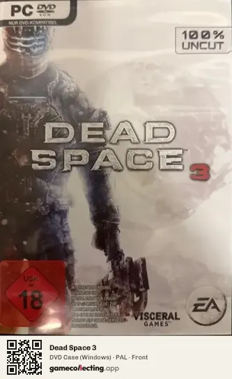 Dead Space 3 Computer, PAL box front