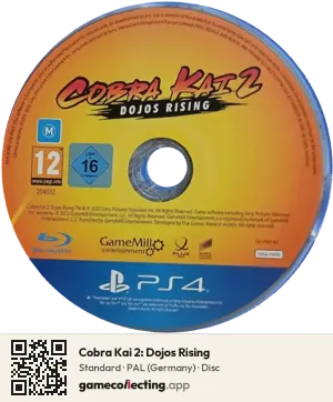 Cobra Kai 2: Dojos Rising PlayStation 4, PAL disc