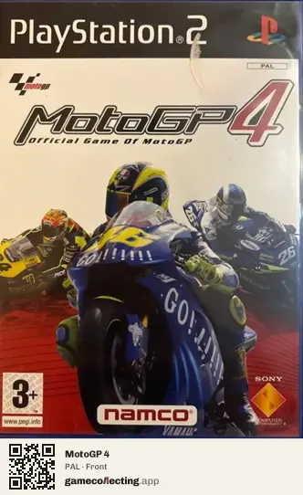 MotoGP 4 PlayStation 2, PAL box front