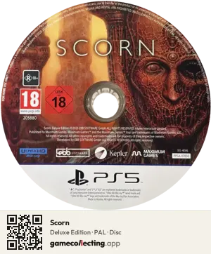 Scorn PlayStation 5, PAL disc