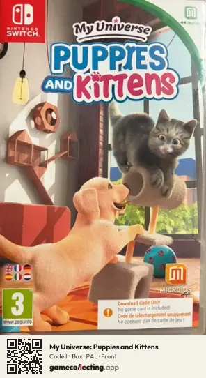 My Universe: Puppies and Kittens Nintendo Switch, PAL box front