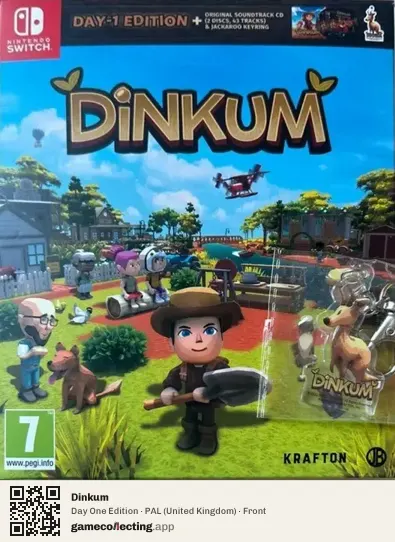 Dinkum Nintendo Switch, United Kingdom box front