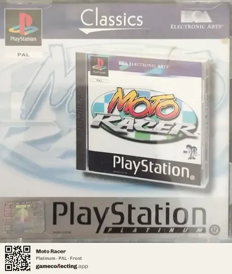 Moto Racer PlayStation, PAL box front