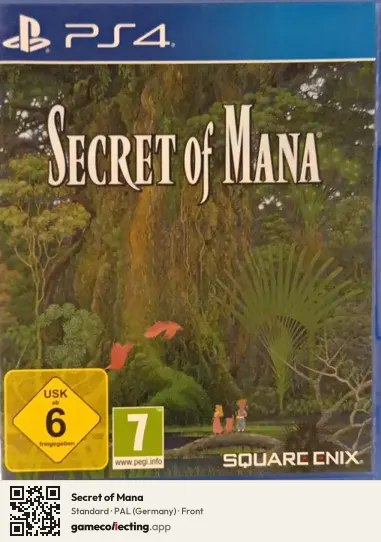 Secret of Mana PlayStation 4, Germany box front