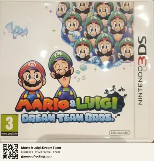 Mario & Luigi: Dream Team Nintendo 3DS, France box front