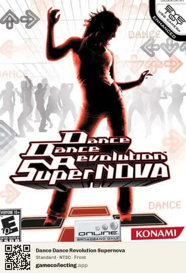 Dance Dance Revolution Supernova PlayStation 2, NTSC box front