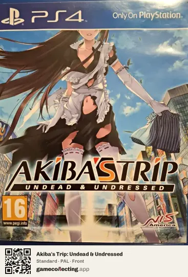 Akiba's Trip: Undead & Undressed PlayStation 4, PAL box front