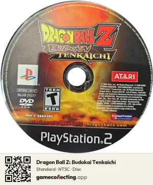Dragon Ball Z: Budokai Tenkaichi PlayStation 2, NTSC disc