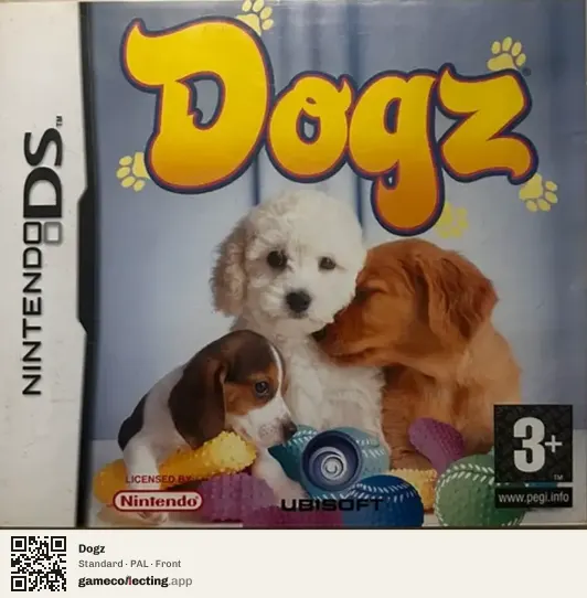 Dogz Nintendo DS, PAL box front