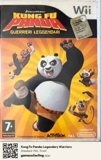 Kung Fu Panda: Legendary Warriors Nintendo Wii, PAL box front