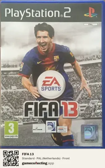 FIFA 13 PlayStation 2, Netherlands box front