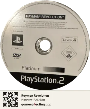 Rayman Revolution PlayStation 2, PAL disc