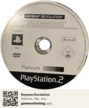 Rayman Revolution PlayStation 2, PAL disc