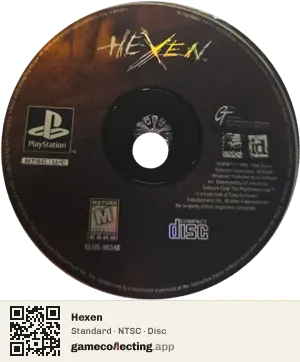 Hexen PlayStation, NTSC disc