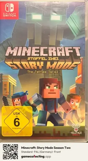 Minecraft: Story Mode Season Two Nintendo Switch, Germany box front