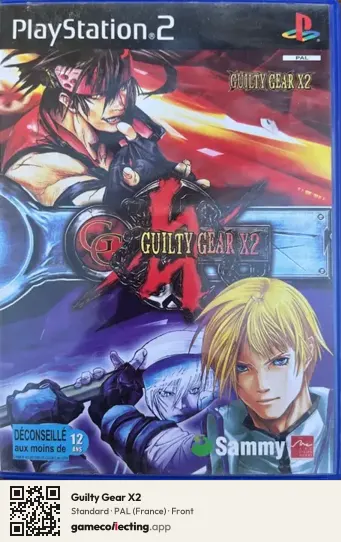 Guilty Gear X2 PlayStation 2, France box front