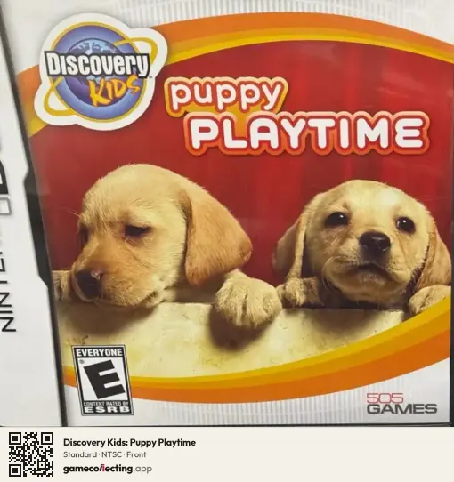 Discovery Kids: Puppy Playtime Nintendo DS, NTSC box front