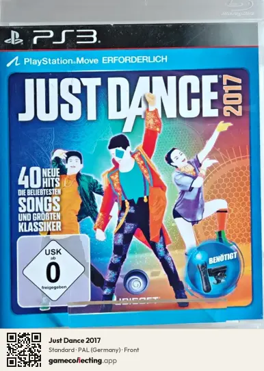 Just Dance 2017 PlayStation 3, Germany box front
