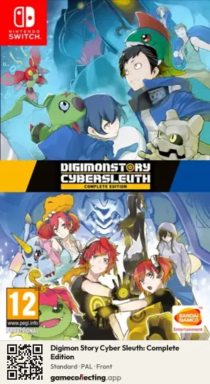 Digimon Story Cyber Sleuth: Complete Edition Nintendo Switch, PAL box front