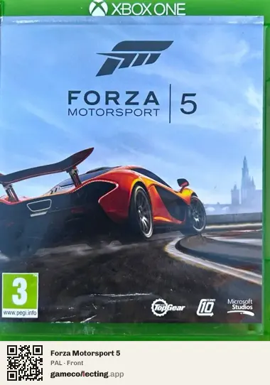Forza Motorsport 5 Xbox One, PAL box front