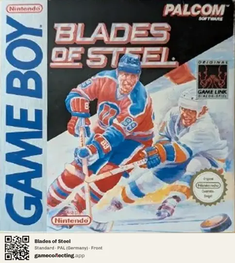 Blades of Steel Game Boy, Germany box front
