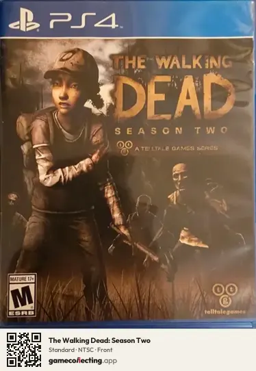 The Walking Dead: Season Two PlayStation 4, NTSC box front