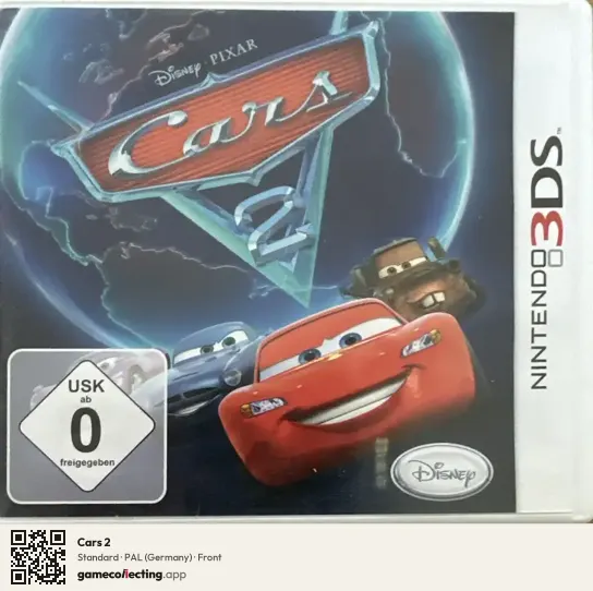 Cars 2 Nintendo 3DS, Germany box front