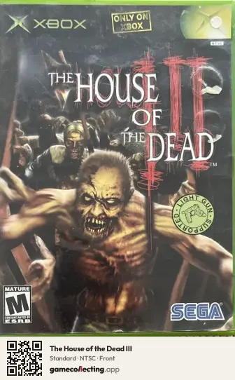 The House of the Dead III Xbox, NTSC box front