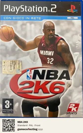 NBA 2K6 PlayStation 2, PAL box front
