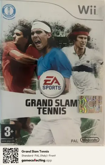 Grand Slam Tennis Nintendo Wii, Italy box front