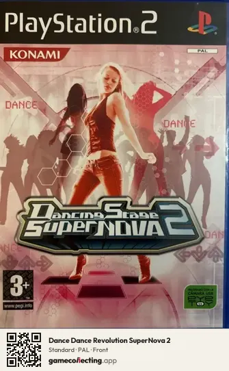 Dance Dance Revolution SuperNova 2 PlayStation 2, PAL box front