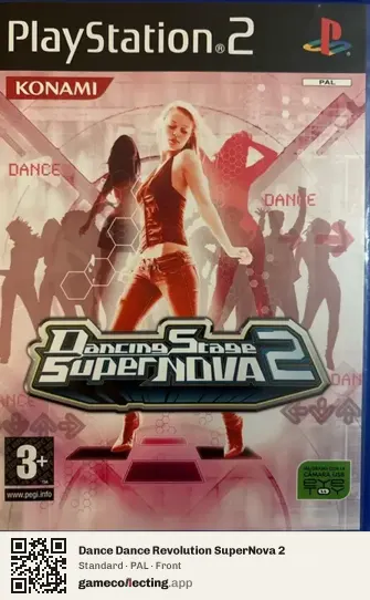 Dance Dance Revolution SuperNova 2 PlayStation 2, PAL box front