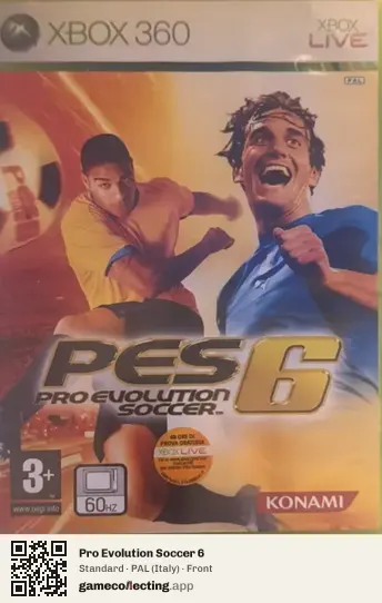 Pro Evolution Soccer 6 Xbox 360, Italy box front