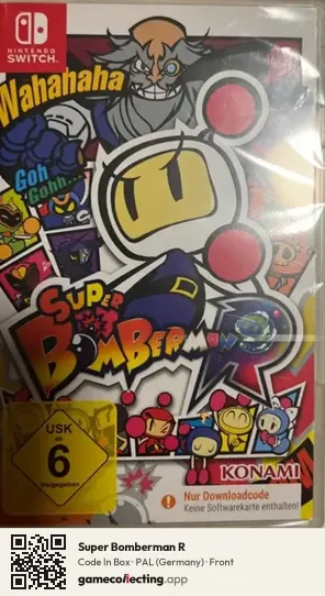 Super Bomberman R Nintendo Switch, Germany box front