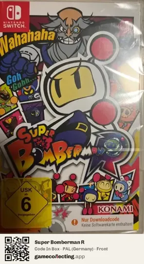 Super Bomberman R Nintendo Switch, Germany box front