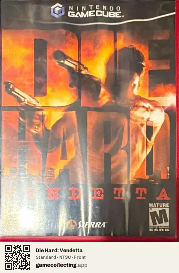 Die Hard: Vendetta Nintendo GameCube, NTSC box front