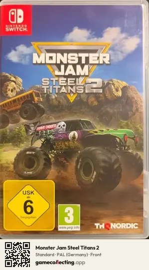 Monster Jam Steel Titans 2 Nintendo Switch, Germany box front