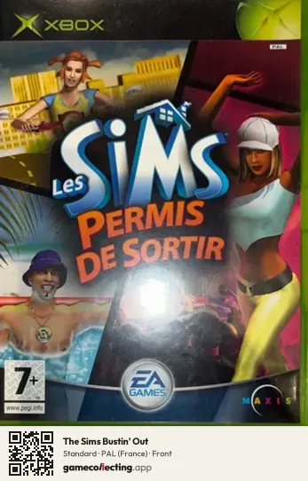 The Sims Bustin' Out Xbox, France box front