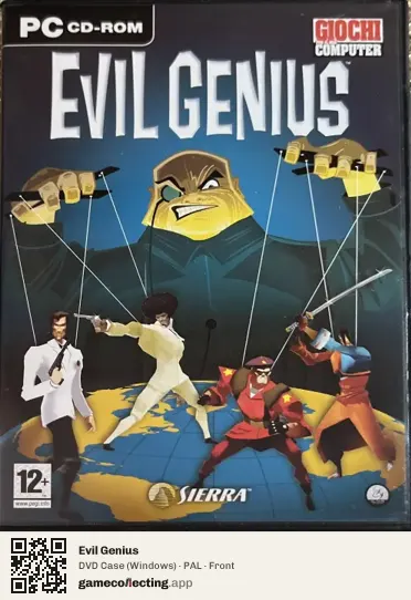 Evil Genius Computer, PAL box front