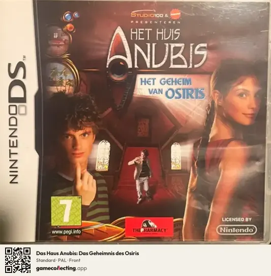 Das Haus Anubis: Das Geheimnis des Osiris Nintendo DS, PAL box front
