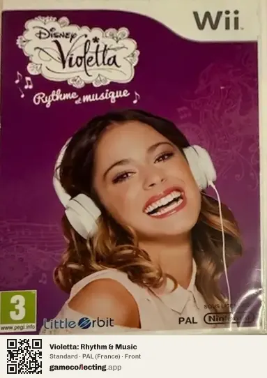 Violetta: Rhythm & Music Nintendo Wii, France box front