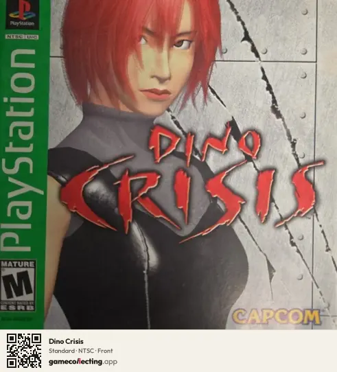 Dino Crisis PlayStation, NTSC box front