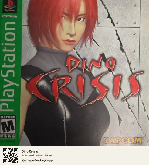Dino Crisis PlayStation, NTSC box front