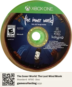 The Inner World: The Last Wind Monk Xbox One, NTSC disc