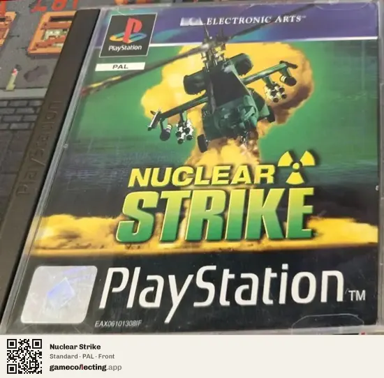 Nuclear Strike PlayStation, PAL box front