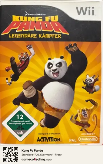 Kung Fu Panda Nintendo Wii, Germany box front