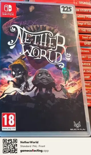 NetherWorld Nintendo Switch, PAL box front