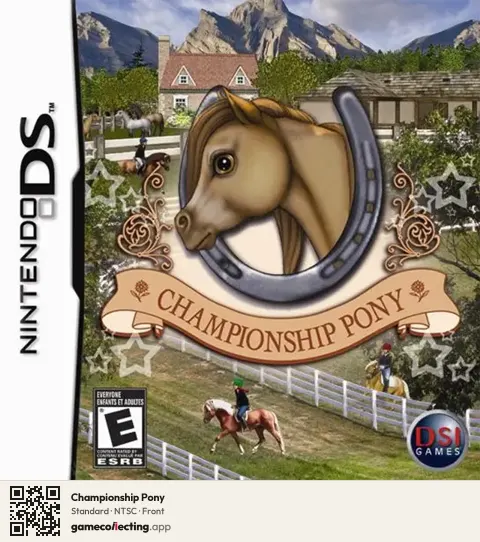 Championship Pony Nintendo DS, NTSC box front