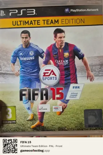 FIFA 15 PlayStation 3, PAL box front